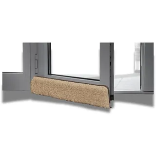 K. & N. Schurwolle 550 Schurwoll-Zugluftstopper für Türen 100 cm, Hellbraun