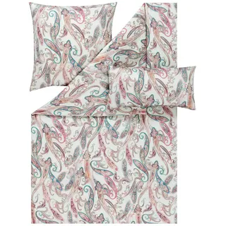 Estella Bettwäsche Adora 135 x 200 cm Satin Weiß