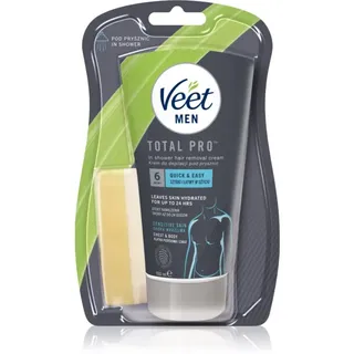Veet MEN Enthaarungscreme für unter die Dusche für empfindliche Oberhaut für Herren 150 ml