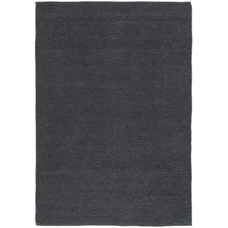 Pergamon Natur Teppich Wolle Skara , Anthrazit , Naturmaterialen , Rechteckig , 190x290 cm , Teppiche und Böden, Teppiche, Schafwollteppiche