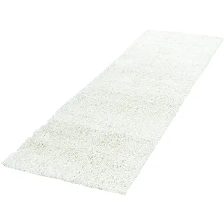 Ayyildiz Life Shaggy 1500 Hochflorteppich 60 x 110 cm Weiß