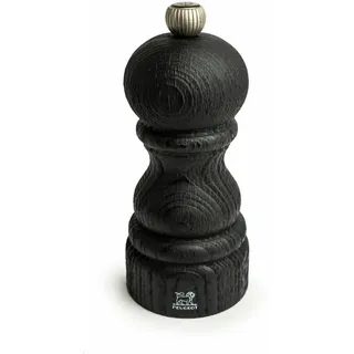 PEUGEOT Pfeffermühle PARIS NATURE BLACK 12cm Buchenholz Schwarz Stahlmahlwerk - Schwarz
