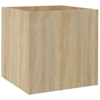 vidaXL Pflanzgefäß Sonoma-Eiche 40x40x40 cm Holzwerkstoff - Braun