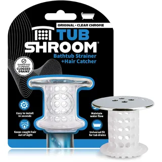 Tubshroom TSCE325-Chrom Waschbecken, Silikon, Chrom