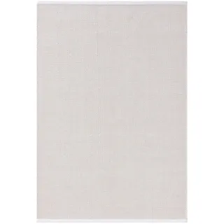benuta Baumwollteppich Ron handgewebt 300x400 cm , Weiß , Textil , Uni , Rechteckig , 300x400 cm , Oeko-Tex® Standard 100 , für Fußbodenheizung geeignet , Teppiche und Böden, Teppiche, Webteppiche