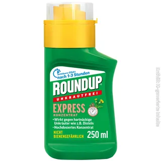 Roundup Unkrautfrei Express Konzentrat 250ml gegen Unkraut in Ziergärten