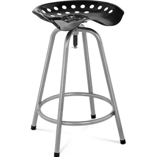 Uniprodo Outdoor Barhocker im Traktordesign Tragfähigkeit 150kg 71,4-78,8cm