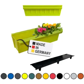 Paletten Blumenkasten 2x Hellgrün Einsatz zum an- & Einhängen Pflanzkasten