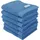 COLOR BATH Gästehandtuch 30 x 50 cm blau 6 St.
