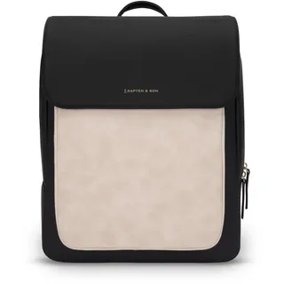 Kapten & Son Rucksack Tromso Small (9L) und Tromso (12L) | Rucksack Damen & Herren in All Black und Cream Black | ideal als Tagesrucksack, Daypack, Rucksackhandtaschen