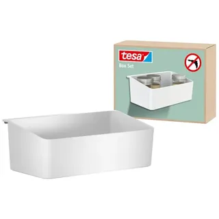 Tesa Küchenutensilienhalter weiß, Einzeladapter, Box, tesa® Power.Kit Adapter, tesa® Klebeapplikator, Anleitung, Wasserwaage, Rändelmutter