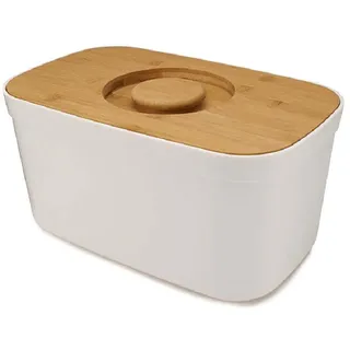 Joseph Joseph Brotkasten Holz/Bambus Weiß