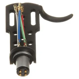 Analogis Headshell HS-15, Verkabelung vergoldet, Gewicht 8g - Schwarz