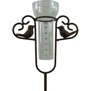 Elegante Regenmesser Vogel mit zwei Herzen