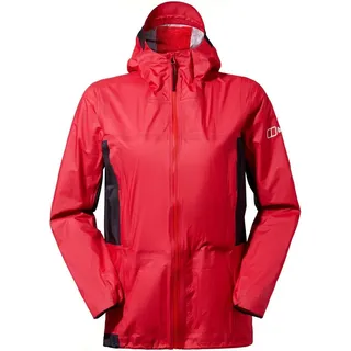 Mtnguide Hyperalphashelljacket, Damen Hardshelljacke, 18 (44), GOJI BERRY/JET BLACK, Berghaus