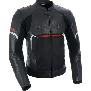 ARMR Raiden 3.0 Lederjacke Schwarz/Rot L