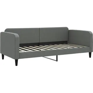 vidaXL Tagesbett Dunkelgrau 90x200 cm Stoff