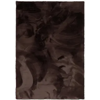 Pergamon Luxus Super Soft Fellteppich 120 x 170 cm Schoko