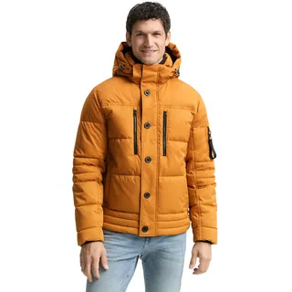 Tom Tailor Herren 1046971 Pufferjacke Mit Abnehmbarer Kapuze, 10821 - Peanut Butter Brown, XXL EU