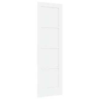 vidaXL Interior Tür 61 x 198,5 cm Sperrholz Weiß - Weiß