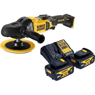 DeWalt DeWalt, DCM 849 M2 Akku Exzenter Poliermaschine, 18 V 180 mm Brushless + 2x Akku 4,0 Ah + Ladegerät
