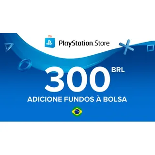 PlayStation Store gift card 300 BRL