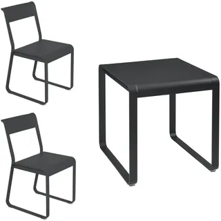 Fermob Bellevie Balkonmöbel-Set 3tlg. 74x80cm Tisch