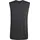 Sleeveless T Shirt Black melange L