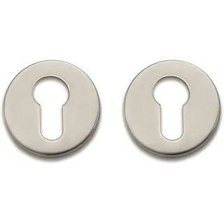 Bricard 668021 Tempo Design Rosetten für Eingangstüren, Edelstahl, 1 Paar