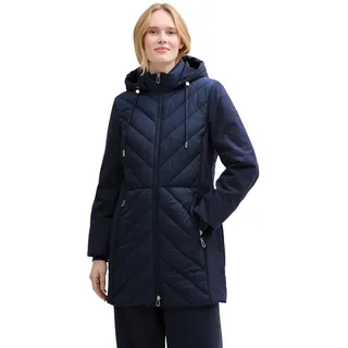 TOM TAILOR Cape Jacke in Melange Optik, sand stone beige melange, XXXL