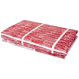 biberna 0004261 Bettwäsche Garnitur mit Kopfkissenbezug Komfort-Feinbiber 1x 135x200 cm + 1x 80x80 cm rost