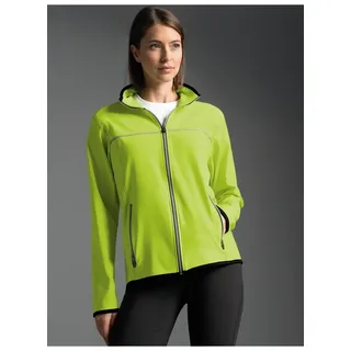 TRIGEMA »TRIGEMA Praktische Sportjacke aus Microfaser« 1 Stk. tlg., gelb