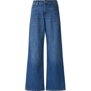 s.Oliver Suri High Rise Wide Fit Blau 36/32