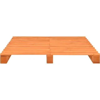 vidaXL Palettenbett Braun Massivholz Kiefer 180×200 cm - Braun