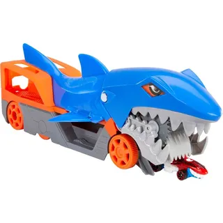 Hot Wheels Hungriger Hai-Transporter für bis zu 5 Spielzeugautos