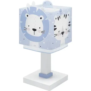 Dalber Kinder Tischlampe Nachttischlampe kinderzimmer Baby Jungle Tiere Dschungeltiere Blau,