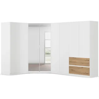 Rauch Schrank-Set »Kleiderschrank Schrank Garderobe Wäscheschrank COSTA mit Spiegel« Set, weiß