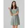 Minikleid Gemustert Grün L