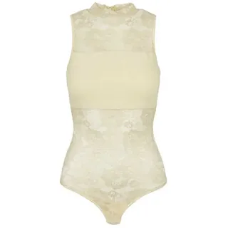 URBAN CLASSICS Laces ärmelloser Körper Soft Yellow S