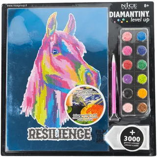 DIAMANTINY Level Up - Pop - Nice Group Creative Art, Diamond Painting Kit, Malerei Pferd
