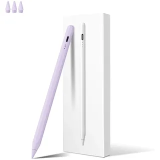 MEKO Stift für Apple iPad 2018–2026, 13-Min.-Schnellladung, Palm Rejection | iPad Pencil mit magnetischer Haftung, Neigungssensor für iPad 6–10/A16, Pro M4 11/12,9", Mini 5–7, Air M2/M3 3–5
