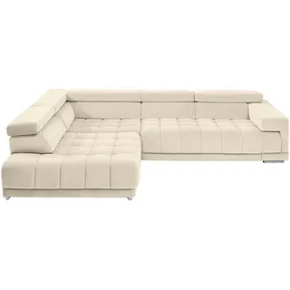 Beldomo Speed Ecksofa , Naturfarben, Beige , Textil , Ottomane links, nicht einzeln stellbar, L-Form , 326x222 cm , Typenauswahl, Stoffauswahl, seitenverkehrt erhältlich , Wohnzimmer, Sofas & Couches, Wohnlandschaften, Ecksofas