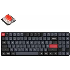 Bild K13 Pro Tastatur Universal USB + Bluetooth Schwarz, Grau, Rot