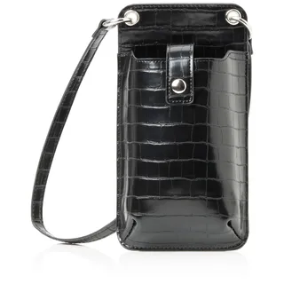 NALLY Women's Smartphone Tasche Damen Clutch, Schwarz