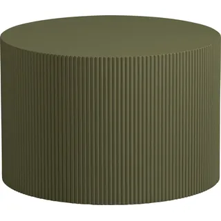 Woood Beistelltisch »Prague« runde Form, aus gepresstem Plattenmaterial, Höhe 40 x ø 60 cm, grün
