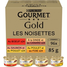 Bild von Gourmet Gold Zarte Häppchen Katzennassfutter Sorten-Mix, 96x85g