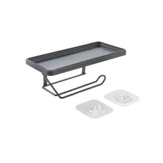 Metaltex Origin Lava Toilettenpapierabroller mit Ablage U-Fix