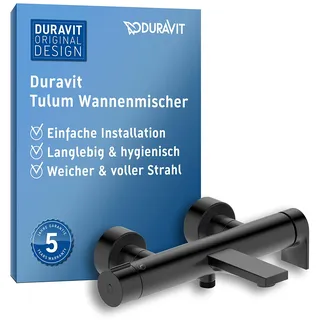 Duravit Tulum Einhandwannenmischer Schwarz Matt