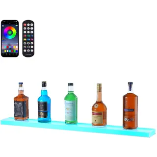 Vevor Weinregal 101,6 x 11,4 x 3,2 cm Schwarz