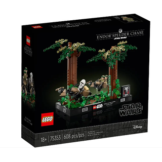 LEGO Endor Speeder Chase Diorama 75353